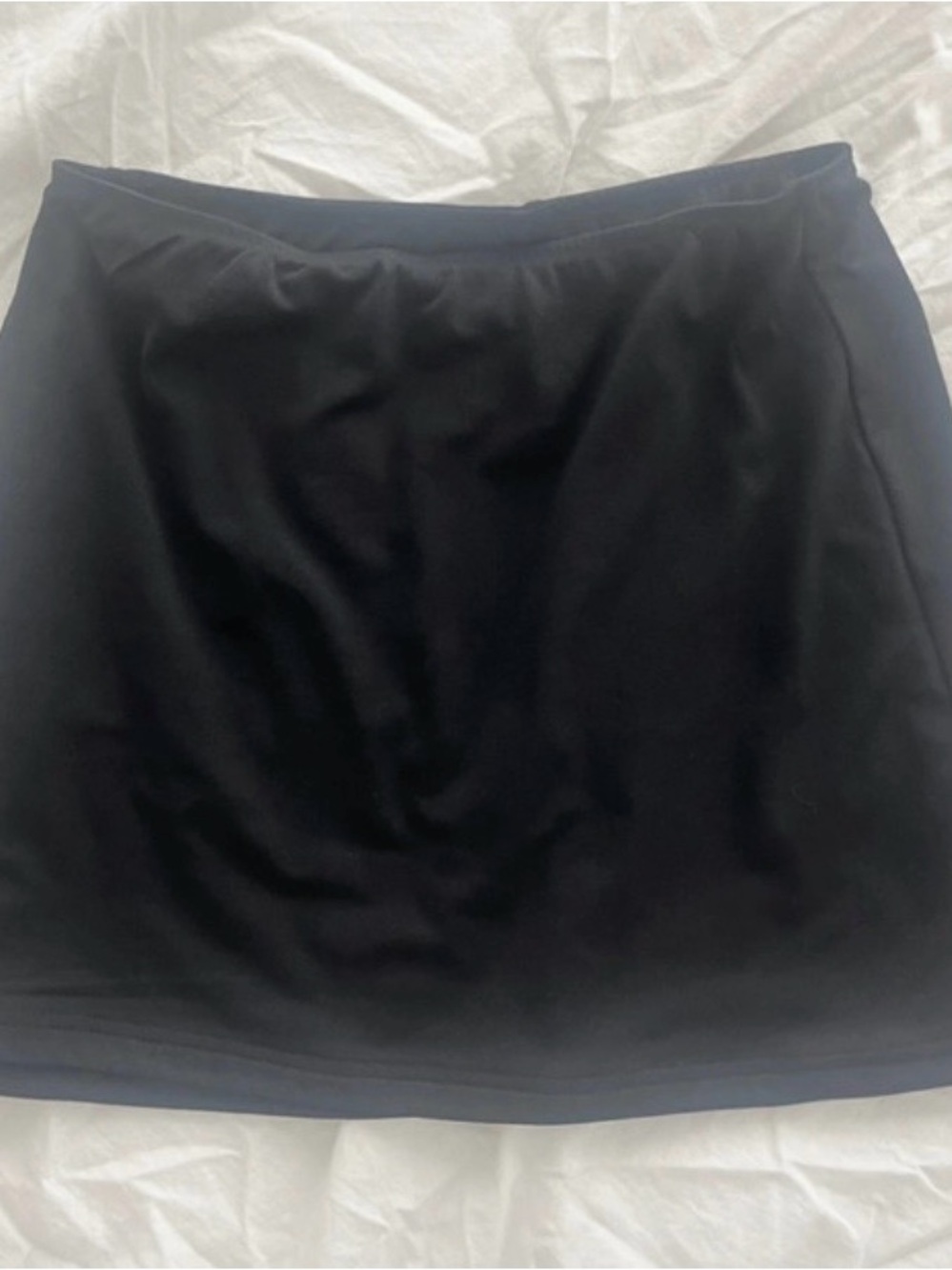 UNIF Black Mini A-Line Skirt